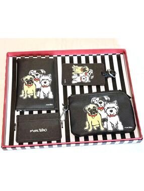 Marc Tetro Travel Accessory Puppy Pug Westie Bulldog Gift Set